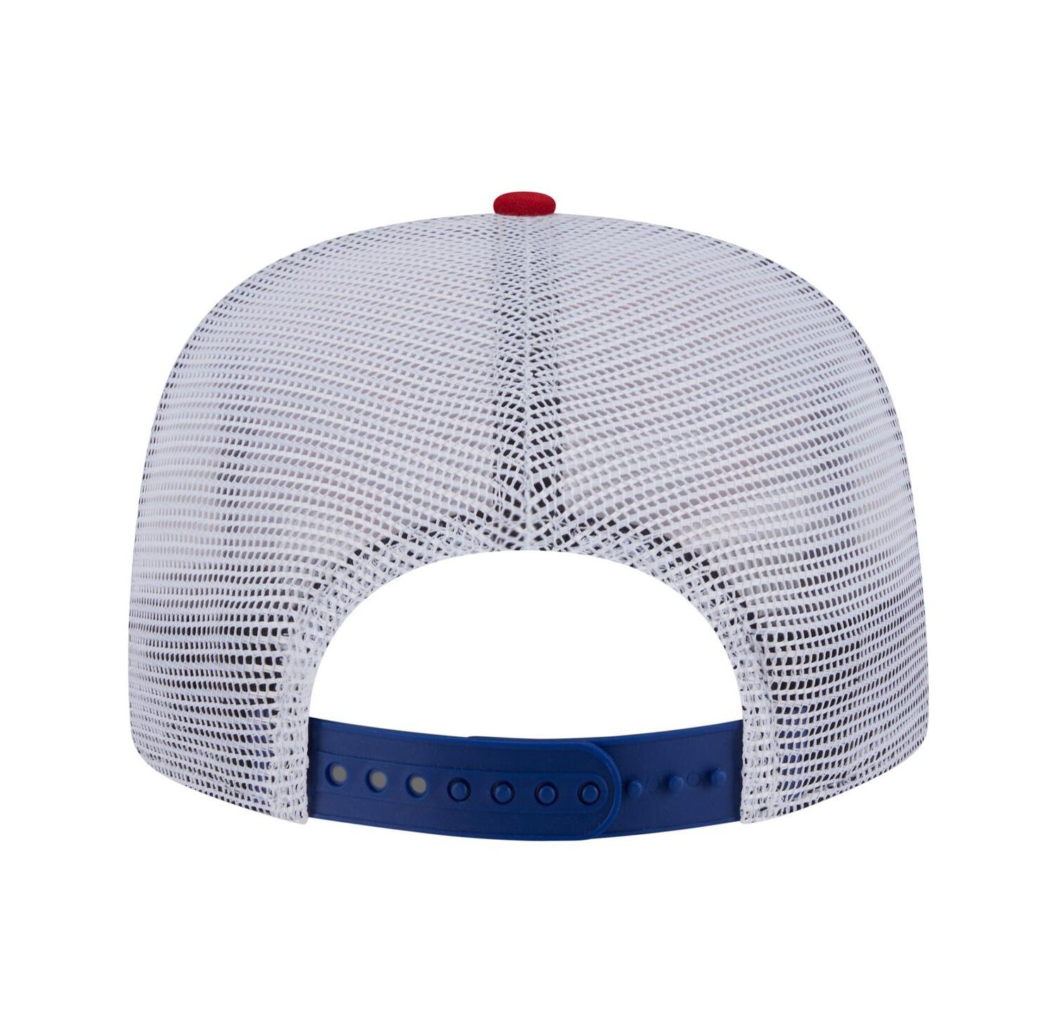 Men's Blue/Red New York Rangers Throwback V-Dye Adjustable Golfer Hat