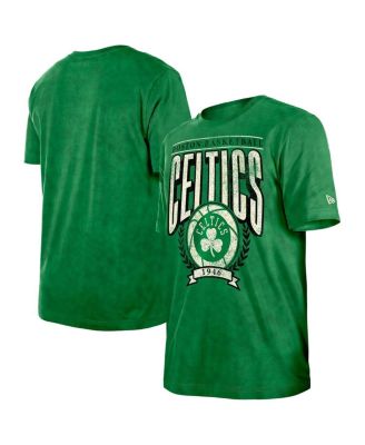 Men's Kelly Green Boston Celtics Throwback Vintage Boxy Mineral Wash T-Shirt