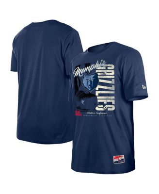 New Era - Men's Navy Memphis Grizzlies Distressed Throwback Vintage Color Pack T-Shirt