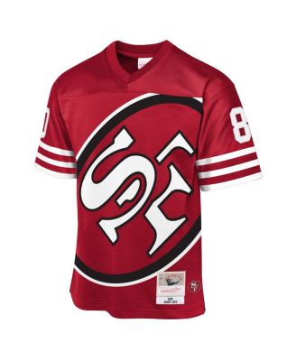 Big Boys and Girls Jerry Rice Scarlet San Francisco 49ers 1990 Throwback Fashion Jersey