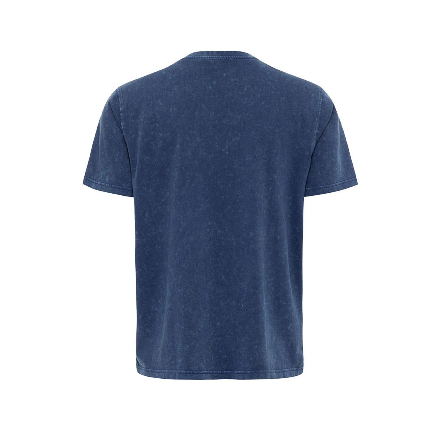 Men's and Women's Blue Minnesota Timberwolves Distressed Rock Roll Collection Angus Premium Mineral Wash T-Shirt