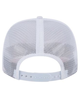 Men's White Miami Marlins Flamingo Mesh Back 9SEVENTY Stretch-Snap Hat