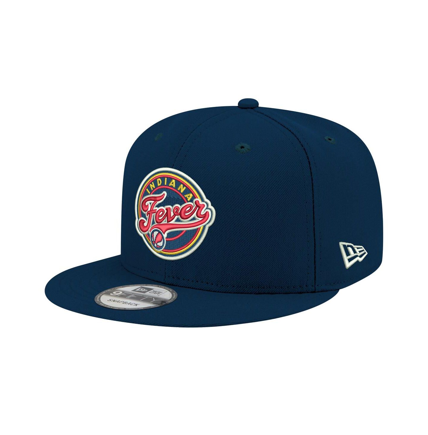 Кепка New Era Navy Indiana Fever Logo 9FIFTY Snapback Hat — фото 1