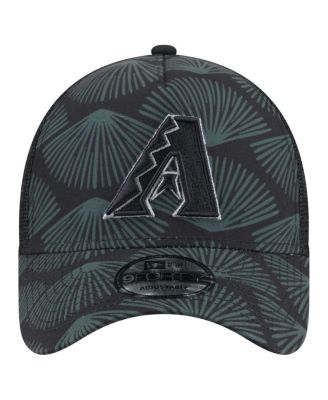 Мужская черная шляпа дальнобойщика Arizona Diamondbacks 9FORTY с регулируемой оправой A-образной формы от New Era