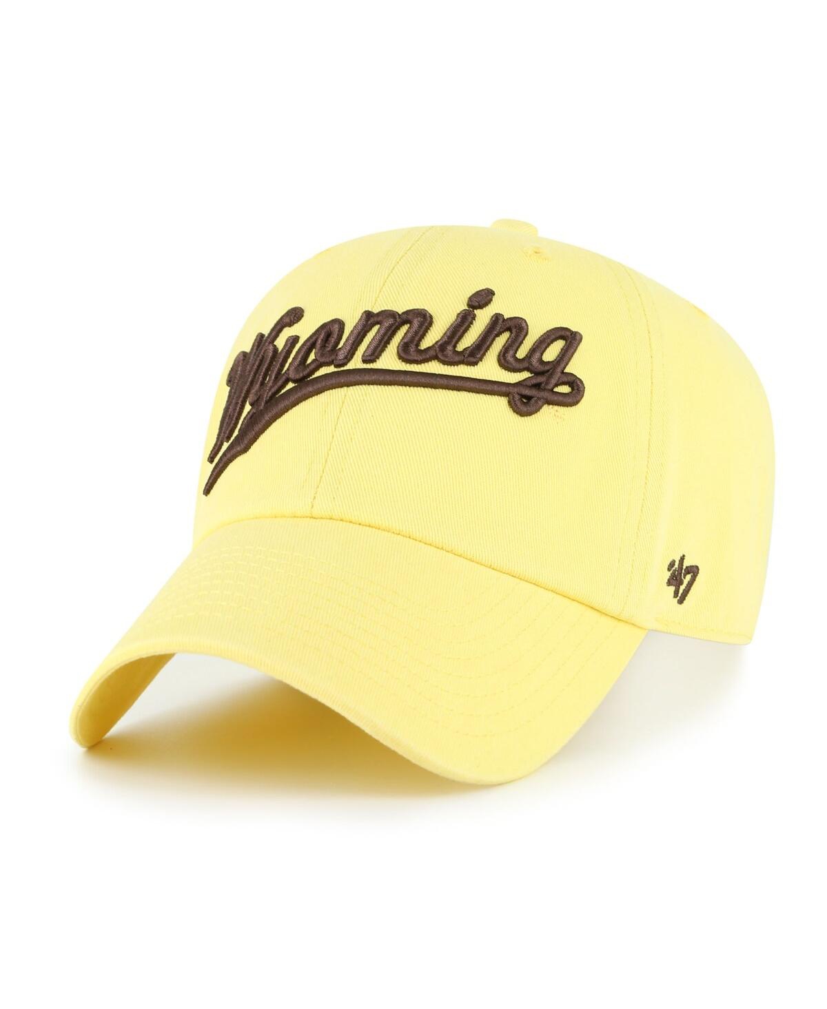 Men's Gold Wyoming Cowboys Vault Clean Up Adjustable Hat - Gold
