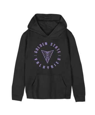 Little Boys and Girls Black Golden State Valkyries Circle Pullover Hoodie