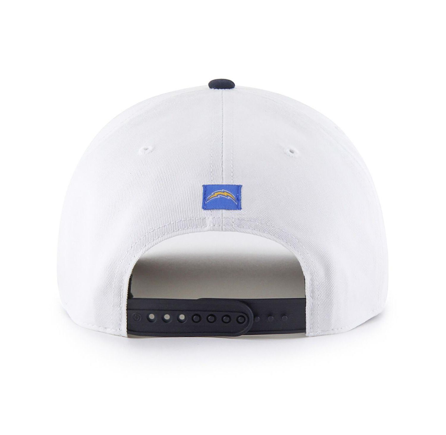 Men's White Los Angeles Chargers Patriotic Overhand Hitch Adjustable Hat