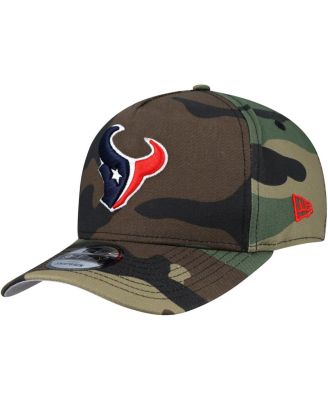 New Era - Men's Camo Houston Texans Woodsy 9FIFTY Snapback Hat