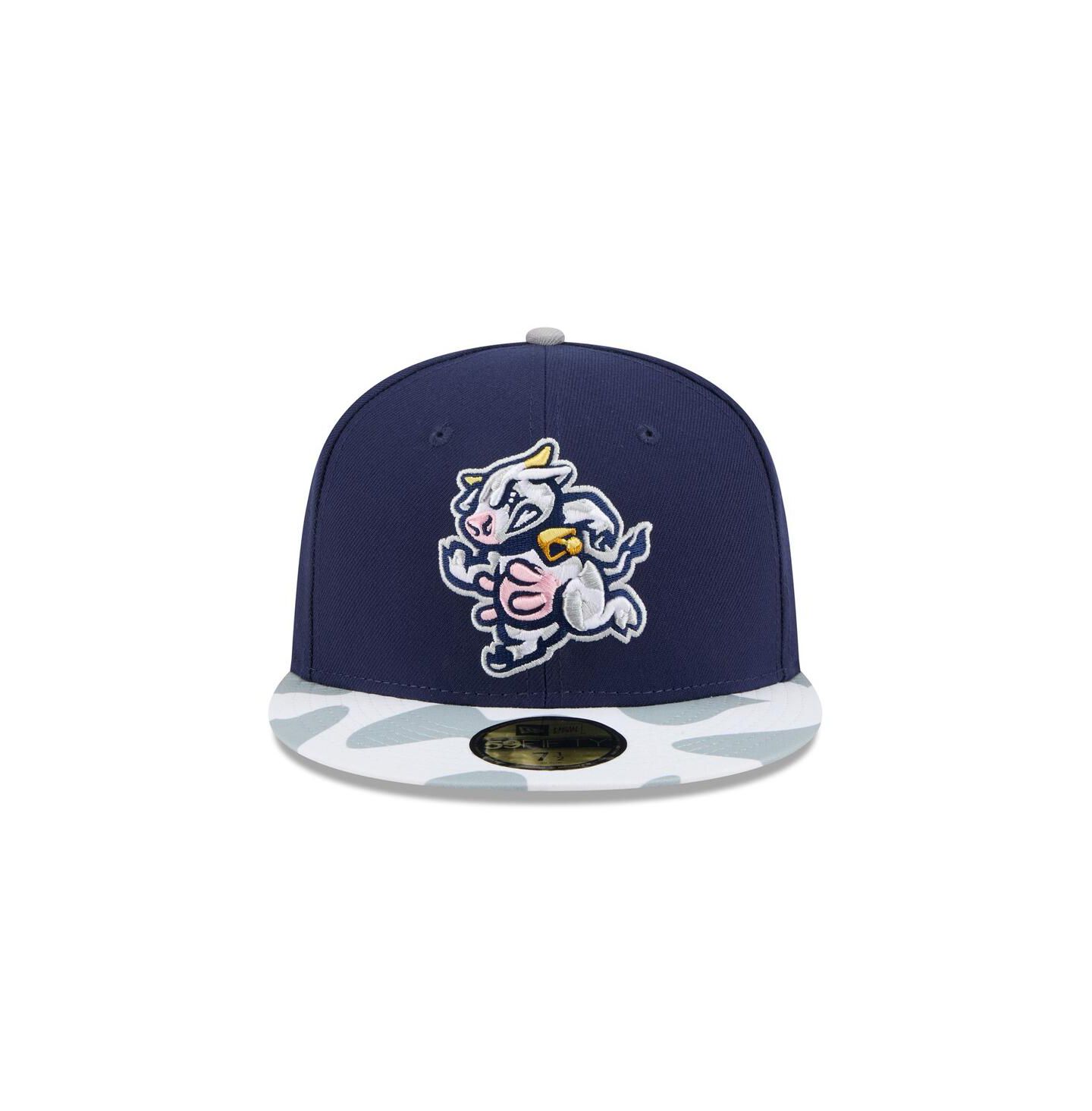 Мужская кепка New Era Navy Wisconsin Timber Rattlers Theme Nights 59FIFTY Fitted Hat — фото 2