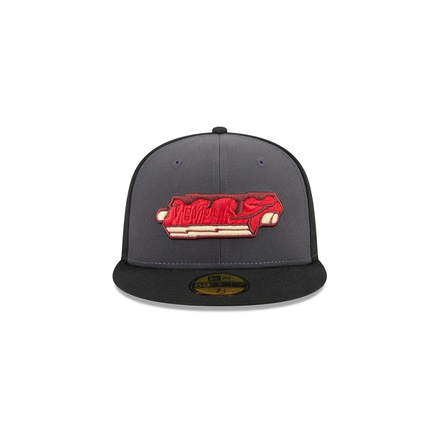 Men's Gray Memphis Redbirds Theme Nights 59FIFTY Fitted Hat