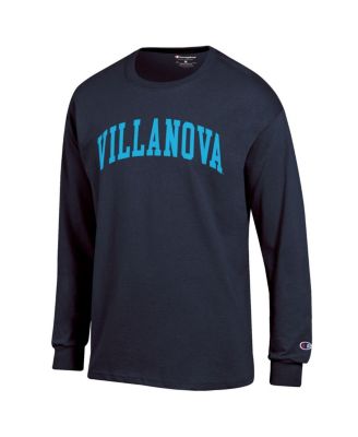 Мужская футболка Champion's темно-синяя Villanova Wildcats Basic Arch с длинным рукавом
