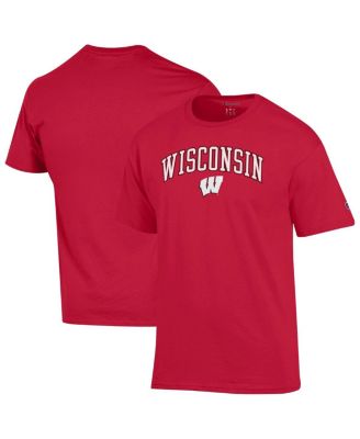 Champion - Men's Red Wisconsin Badgers Arch Over Logo T-Shirt