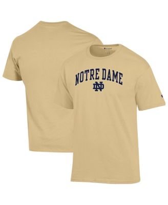 Champion - Men's Gold Notre Dame Fighting Irish Arch Over Logo T-Shirt
