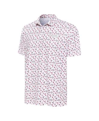 Мужская белая рубашка поло Atlanta Braves на День независимости Антигуа