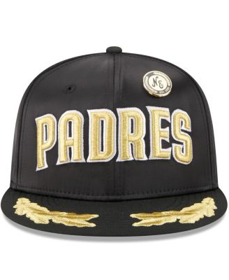 Men's Black San Diego Padres 2025 59FIFTY Day Gold Leaf 59FIFTY Fitted Hat