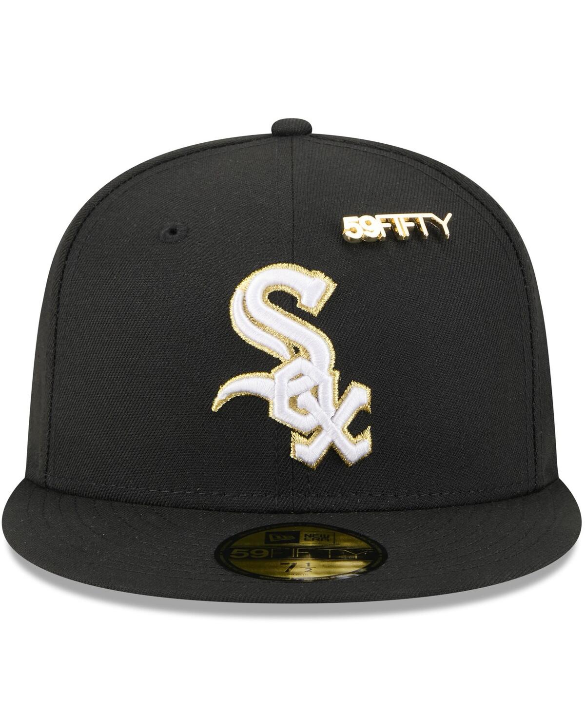 New Era Men's Black Chicago White Sox 2025 59FIFTY Day Fitted with Pins Hat