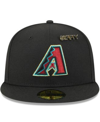 Men's Black Arizona Diamondbacks 2025 59FIFTY Day 59FIFTY Fitted with Pins Hat