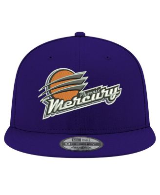 Мужская и женская шапка-снэпбэк New Era фиолетового цвета с логотипом Phoenix Mercury 9FIFTY Snapback
