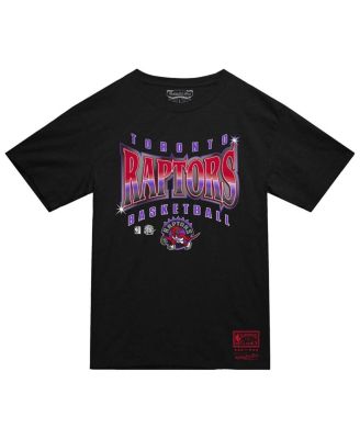 Мужская черная футболка Mitchell & Ness из всемирной коллекции Toronto Raptors Glow Up от Mitchell & Ness