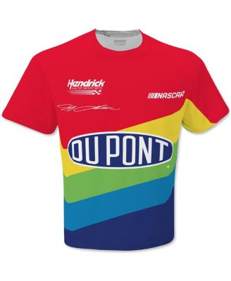 Мужская красно-желтая футболка Jeff Gordon Pit Crew из коллекции Hendrick Motorsports Team Collection