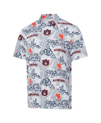 Мужская рубашка-поло Reyn Spooner от Auburn Tigers Performance белого цвета