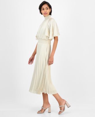 Women's Pleated Smocked Dress