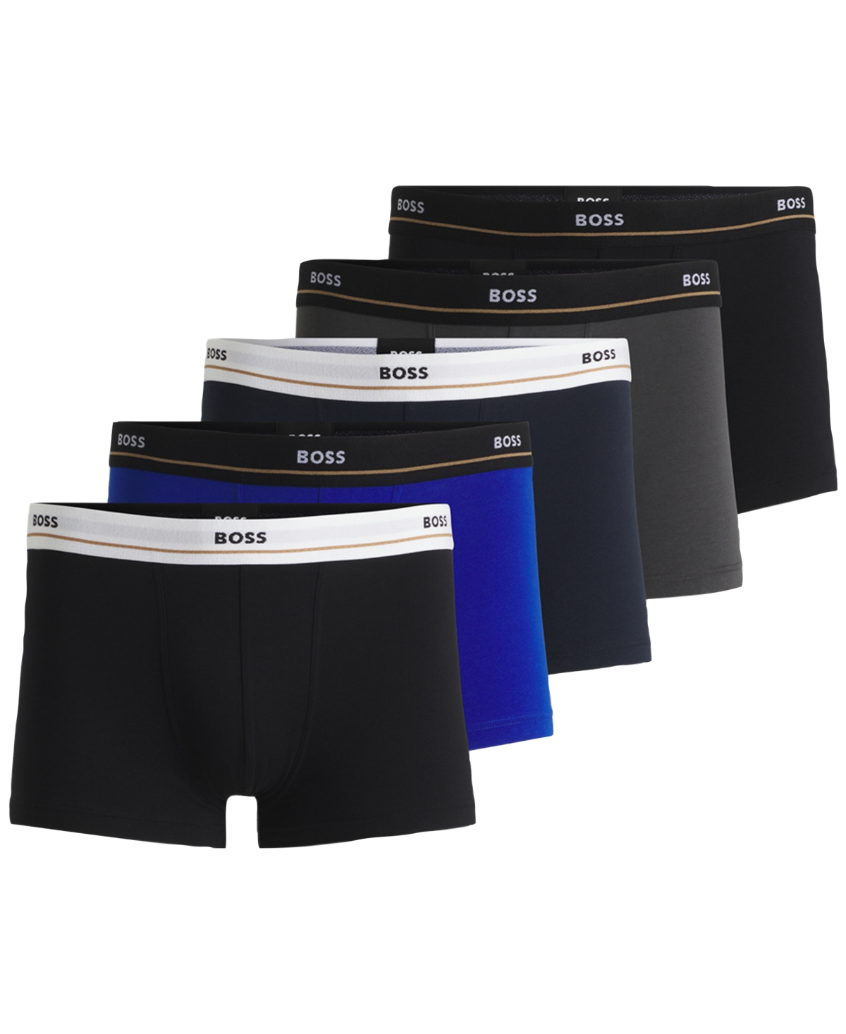 Men's 5-Pack Essential Trunks - Multi