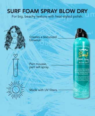 Surf Foam Spray Blow Dry, 4oz.