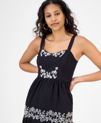 Petite Cotton Corset Knit Maxi Dress, Macy's Exclusive 