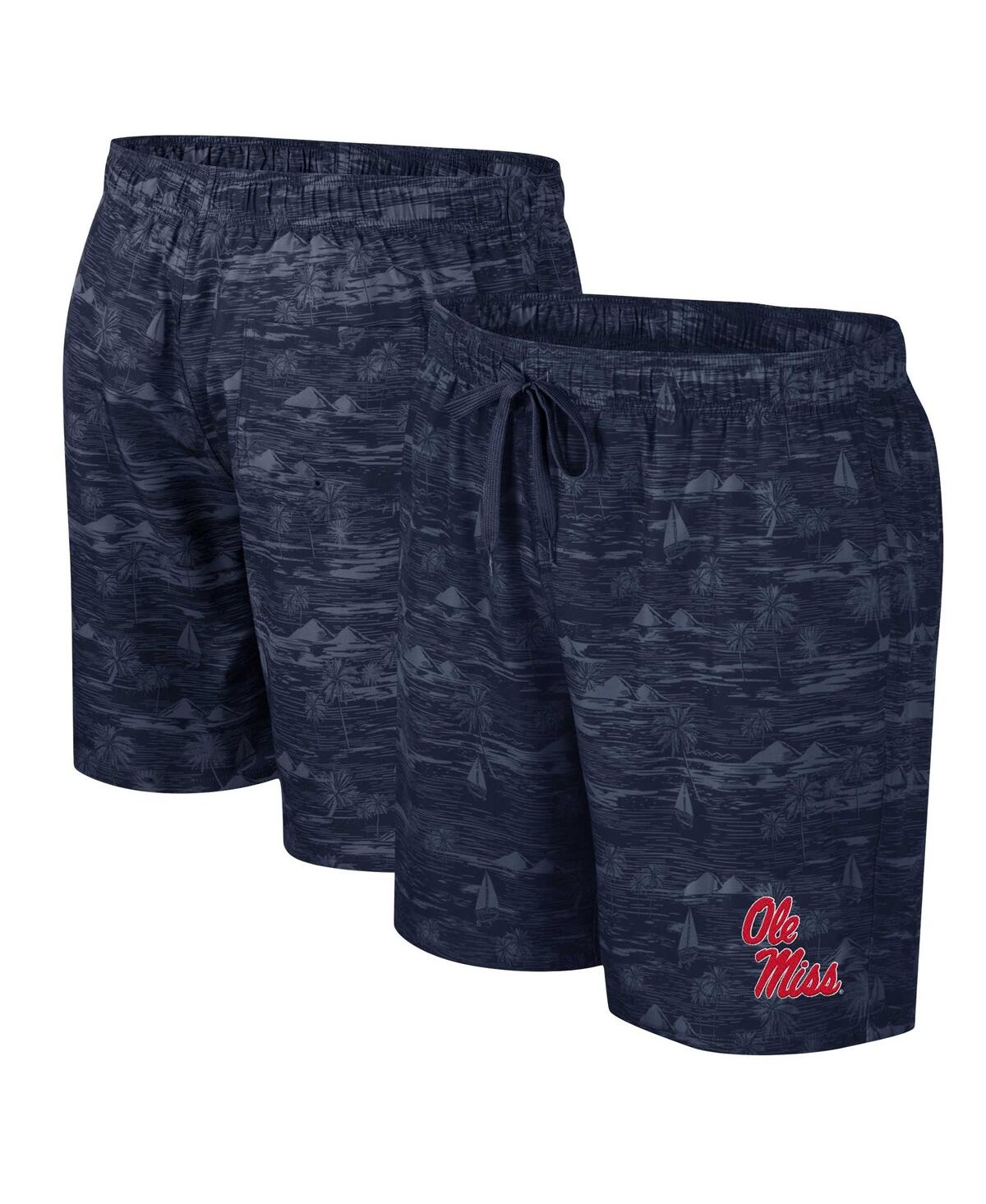Men's Navy Ole Miss Rebels Ozark Swim Shorts - Navy