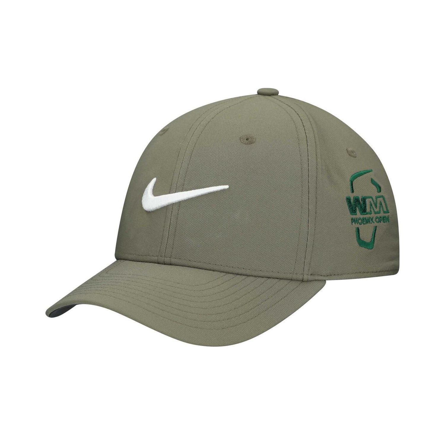 Men's and Women's Olive WM Phoenix Open Performance Swoosh Club Adjustable Hat
