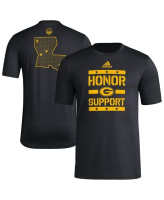 adidas - Men's Black Grambling Tigers Honor Support Pre-Game T-Shirt