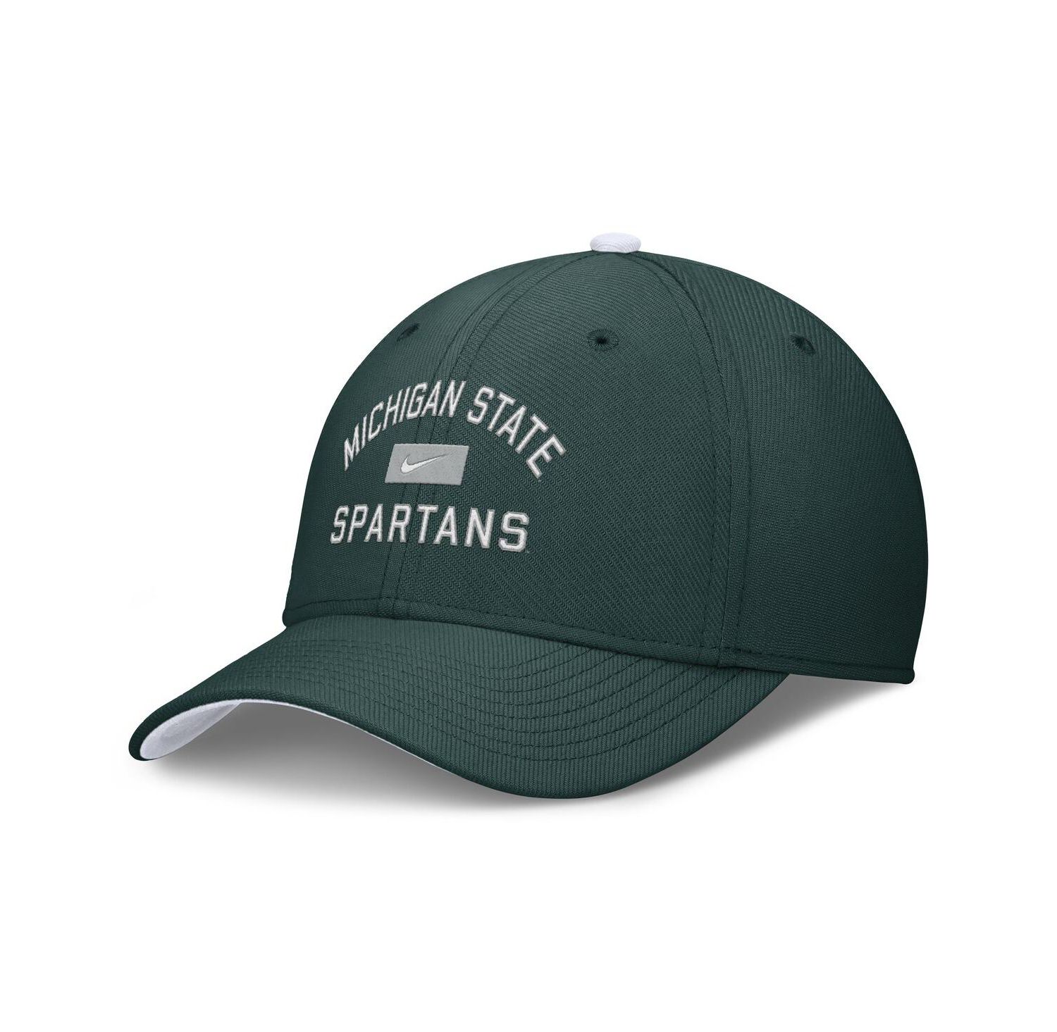 Men's Green Michigan State Spartans Primetime Rise Swoosh Flex Hat
