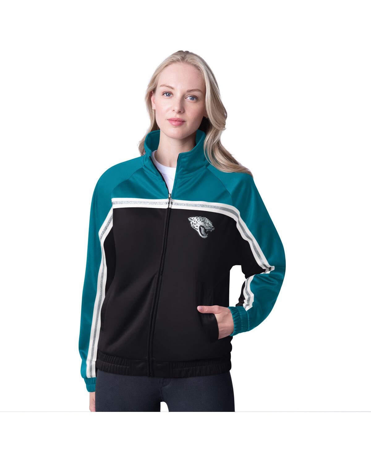 Women's Black Jacksonville Jaguars Post Game Full-Zip Track Jacket - Black