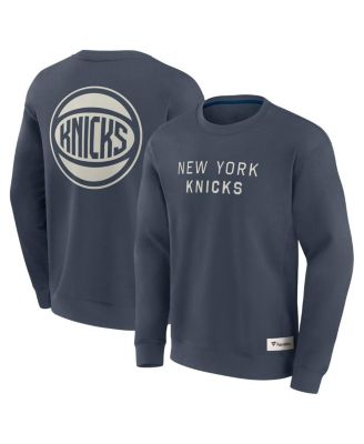 Fanatics - Men's Blue New York Knicks Elements Future Ground Lettering Pullover Sweatshirt