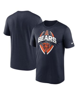 Nike - Men's Navy Chicago Bears Legend Icon Performance T-Shirt