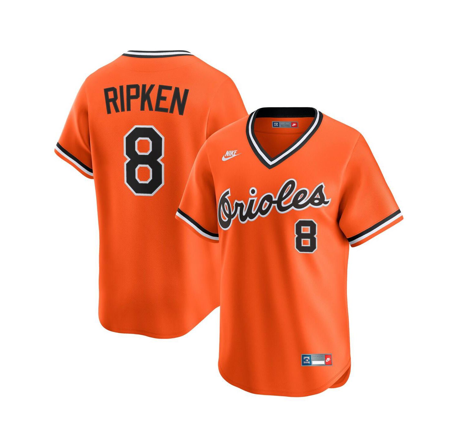 Men's Cal Ripken Sr. Orange Baltimore Orioles Throwback Cooperstown Collection Limited Jersey