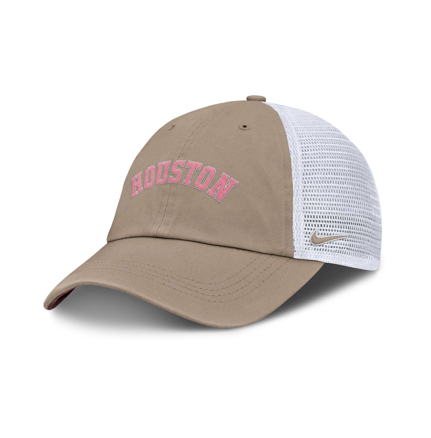 Кепка Nike Khaki/White Houston Astros Club Trucker Adjustable Hat — фото 1