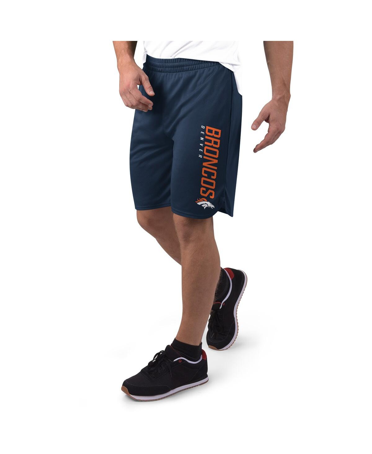 Men's Navy Denver Broncos Mesh Shorts - Navy
