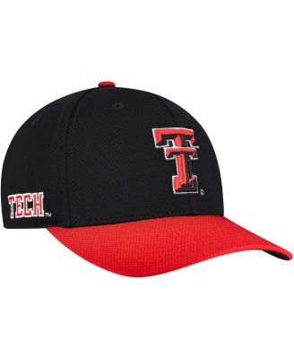 Top of the World - Men's Black/Red Texas Tech Red Raiders Reflex Two-Tone Flex Hat