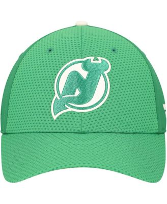 Мужская гибкая шляпа Fanatics Kelly Green New Jersey Devils Authentic Pro на День Святого Патрика
