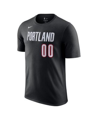 Мужская футболка Nike Scoot Henderson Black Portland Trail Blazers Icon Edition с именным номером
