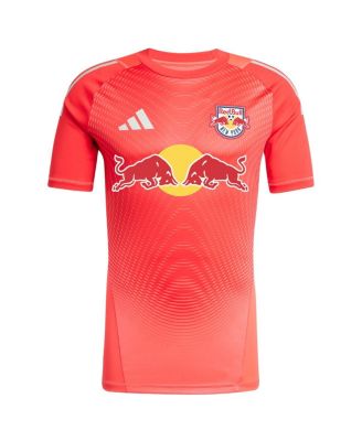 Мужская красная вратарская майка Adidas New York Red Bulls 2025 года выпуска