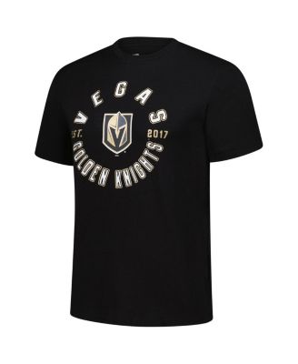 Мужская черная футболка Fanatics Vegas Golden Knights Serve