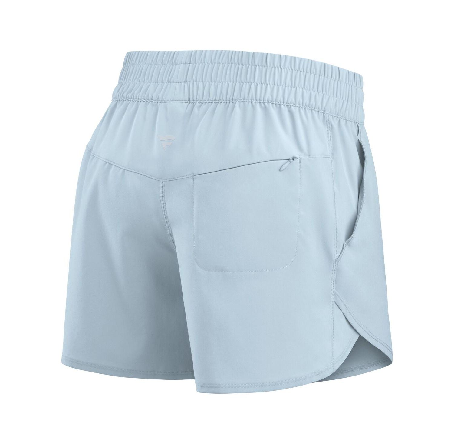 Women's Light Blue Chicago Cubs Studio Woven Vibe Shorts