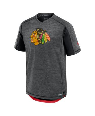 Мужская черная футболка Fanatics Chicago Blackhawks Authentic Pro Rink Tech от Fanatics