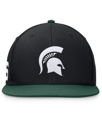 Мужская черно-зеленая двухцветная приталенная кепка для ралли 