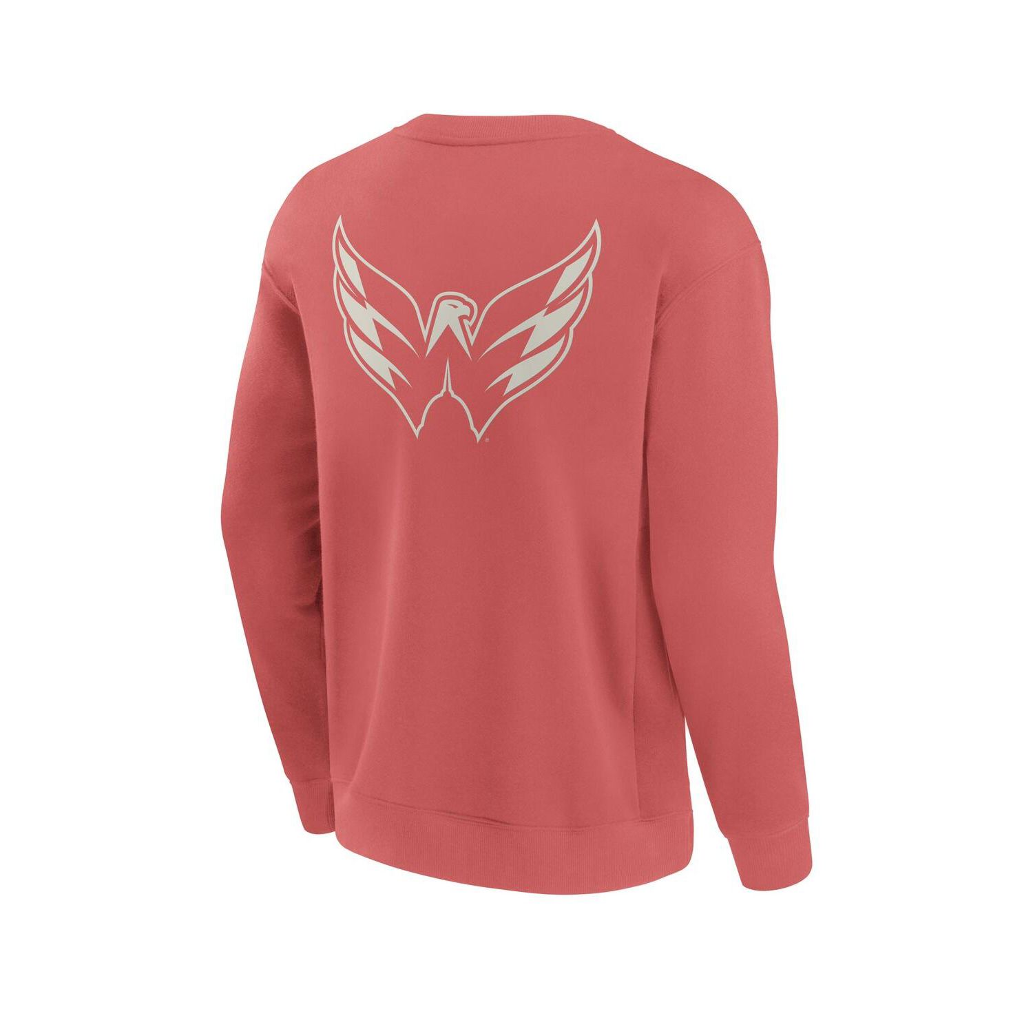 Men's Red Washington Capitals Elements Future Ground Lettering Pullover Sweatshirt