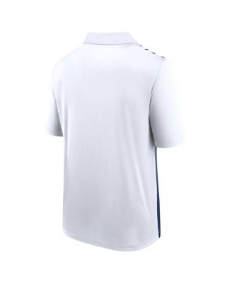 Men's White/Navy Seattle Seahawks Sandlot Game Polo Shirt