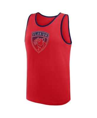 Спортивная мужская красная майка Florida Panthers с логотипом 